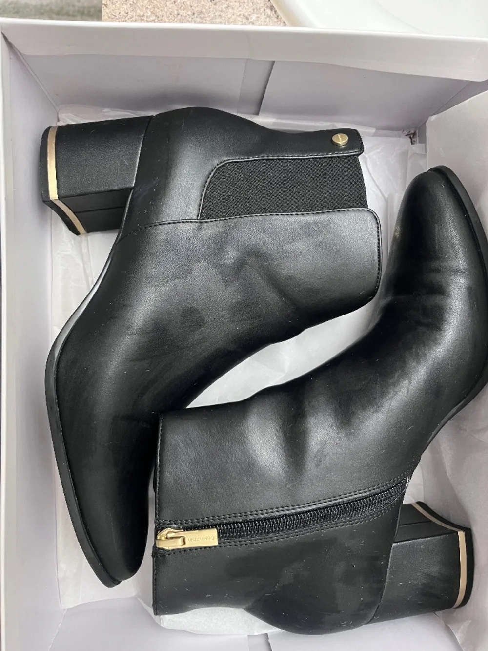 Black Calvin Klein Booties